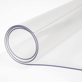 Clear Table Protector Mat -1.5mm Thickness Waterproof Heavy Duty PVC Table Cover For Dining Room Table (Option: 36x56inches)